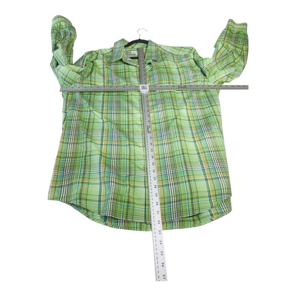Exofficio Shirt Men's 2XL Green Plaid Button Up Outdoor Casual Hiking Fishing - Picture 5 of 7